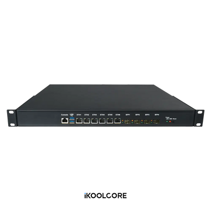 F6410 - 1U Rack-mounted Server Equipped with 6 x 2.5G RJ45 Network Ports and 4 x 10G SFP+ Ports with Intel X710 Chips