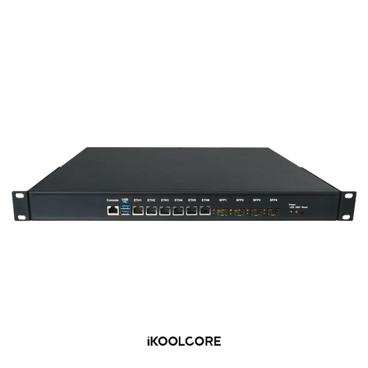 F6410 - 1U Rack-mounted Server Equipped with 6 x 2.5G RJ45 Network Ports and 4 x 10G SFP+ Ports with Intel X710 Chips